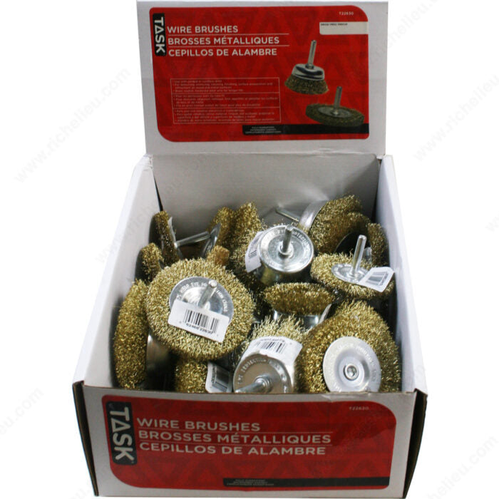 Task T22630 Assorted Wire Wheels & Cup Brushes