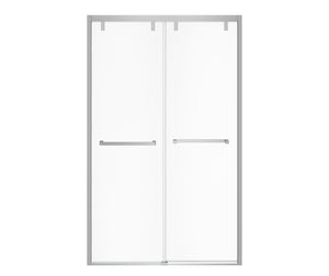 MAAX 135321-900-084-000 Uptown 44-47 x 76 in. 8 mm Bypass Shower Door for Alcove Installation with Clear glass in Chrome
