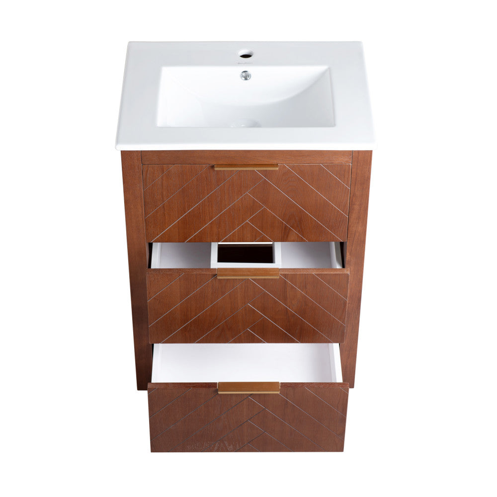 Daxton 24" Bathroom Vanity in Walnut