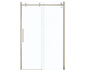 MAAX 138996-900-305-000 Halo 44 ½-47 x 78 ¾ in. 8mm Sliding Shower Door for Alcove Installation with Clear glass in Brushed Nickel