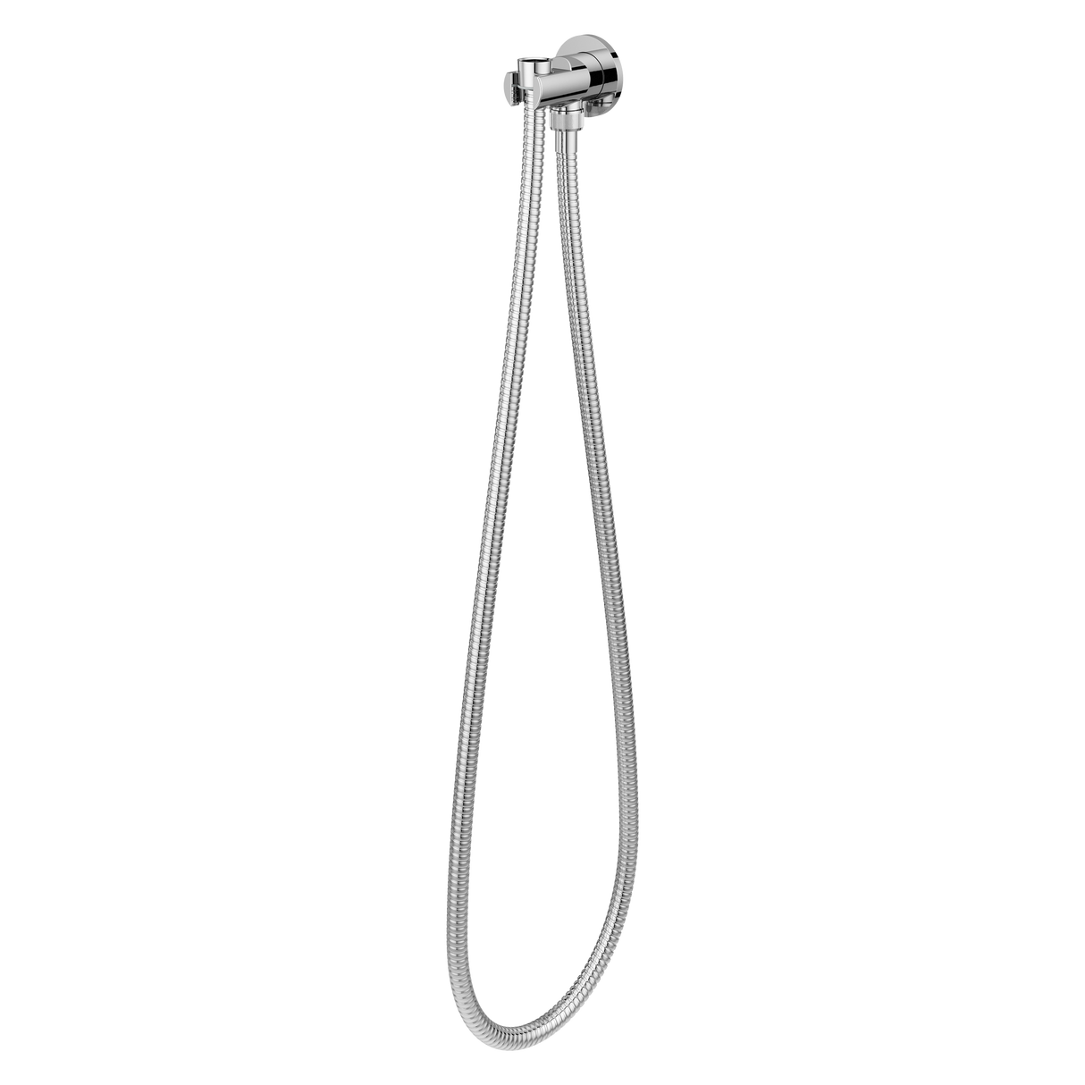 Modern Round 2-Piece Handheld Shower Kit with 60 in. Hose in Polished Chrome