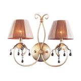 Elk 2701/2 OLIVISSA COLLECTION 2-LIGHT WALL SCONCE in A BRONZED SILVER FINISH