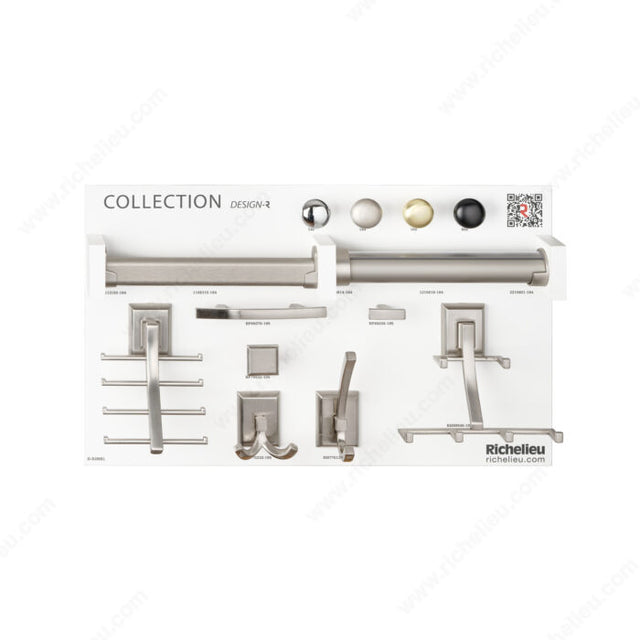 Richelieu DR2NKL Closet Accessories Display Board - Matte Nickel Finish