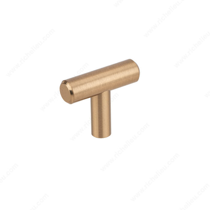 Richelieu BP30540CHBRZ Modern Steel Knob - 305, Champagne Bronze