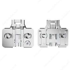 Richelieu RCS00602CL50 Special RCS Mounting Plates - with 12 mm Euro Screws and Eccentric Adjustment