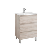 DAX Costa Engineered Wood Single Vanity Cabinet, 24", Pine DAX-COS012412