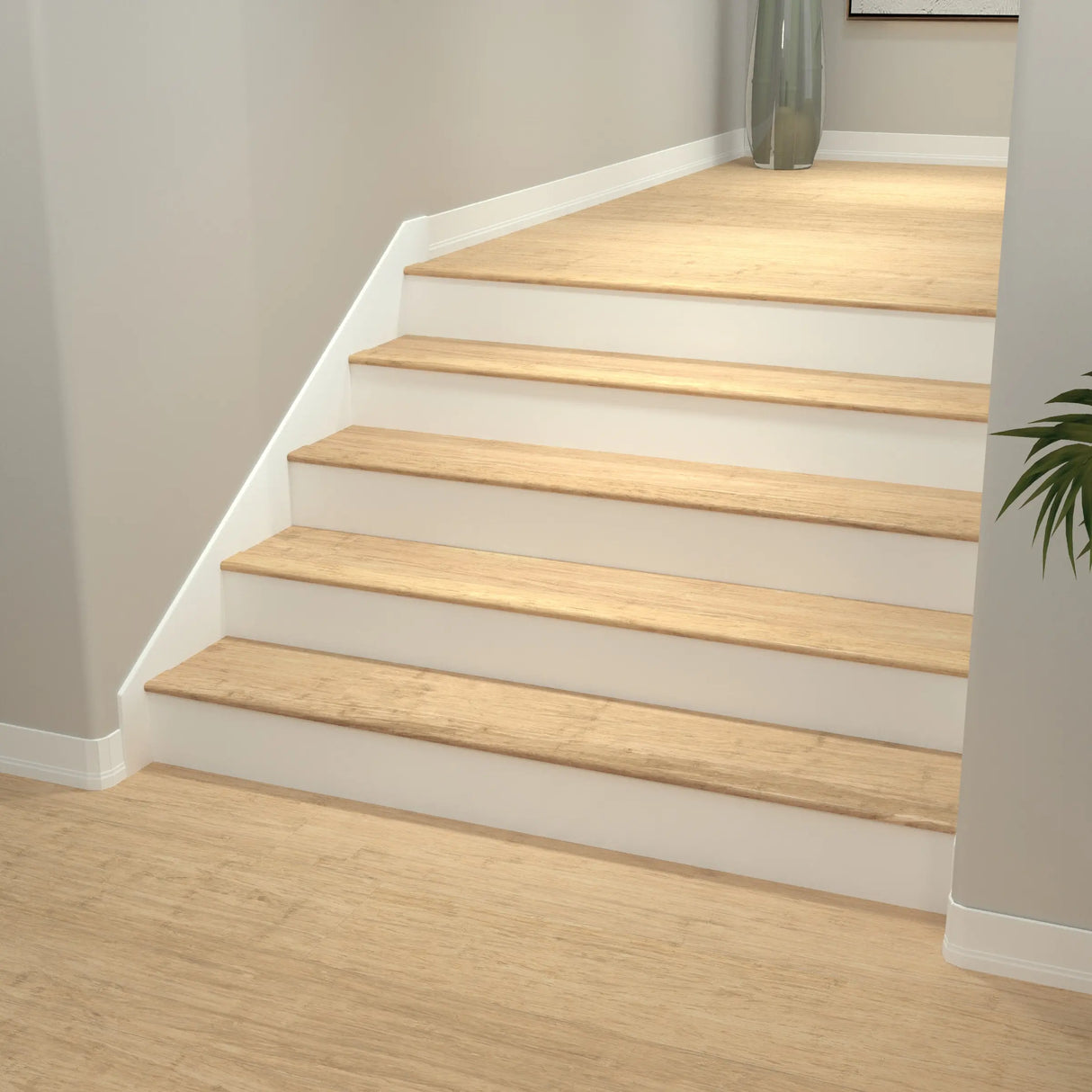 CALI Natural Overlap Stair Nosing 9/16" 7104002015 72 x 3-1/4 x 1