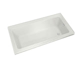 MAAX 106203-L-003-001 Pose 6032 IF Acrylic Corner Right Left-Hand Drain Whirlpool Bathtub in White