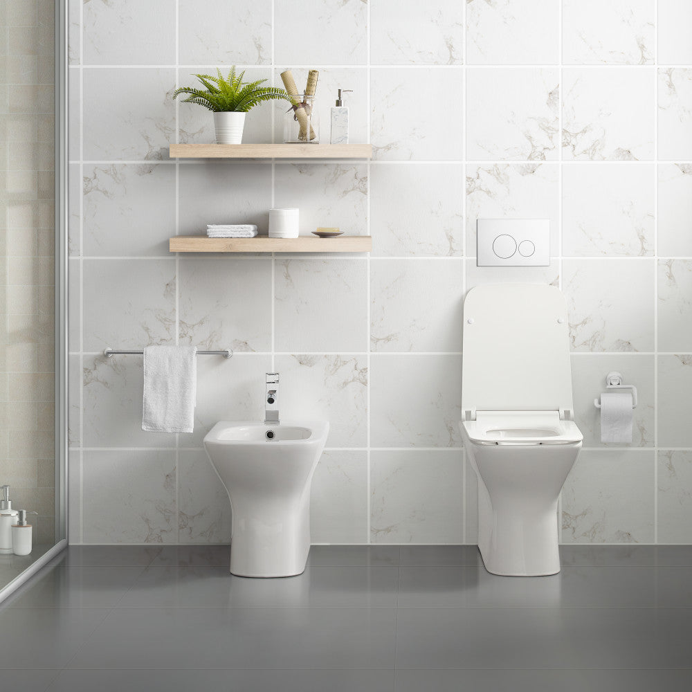 Carre Back-To-Wall Square Toilet Bowl