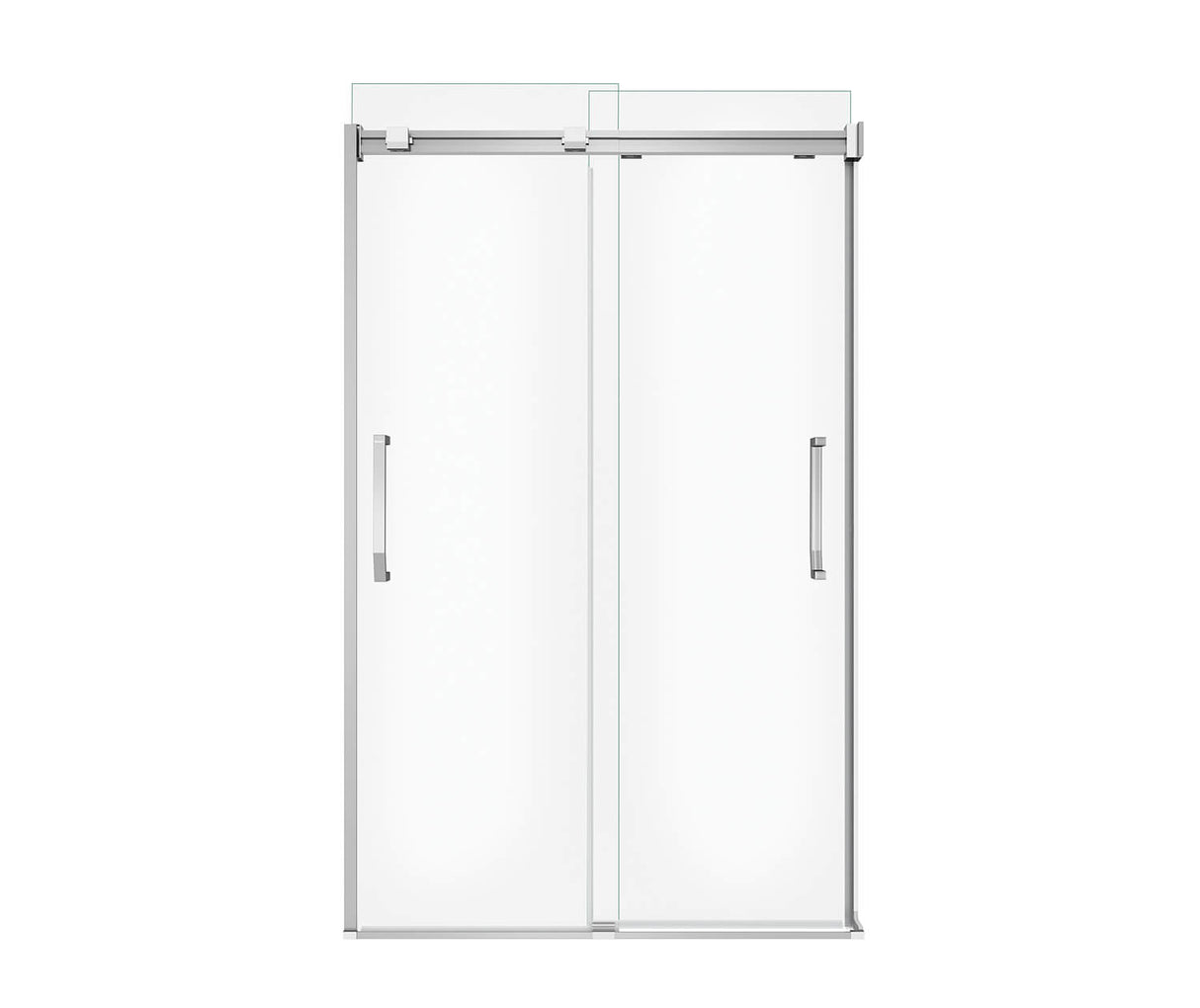 MAAX 138761-900-084-000 Inverto 43-47 x 70 ½-74 in. 8mm Bypass Shower Door for Alcove Installation with Clear glass in Chrome