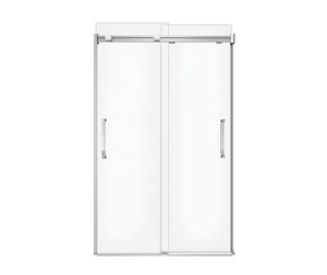 MAAX 138761-900-084-000 Inverto 43-47 x 70 ½-74 in. 8mm Bypass Shower Door for Alcove Installation with Clear glass in Chrome