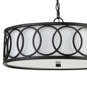 Libby Langdon for Crystorama Graham 6 Light Antique Gold Chandelier 287-GA