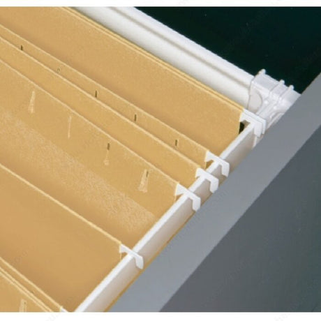 Grass GR01690 Side Rail for Zargen File Rail System, 20 1/8 in