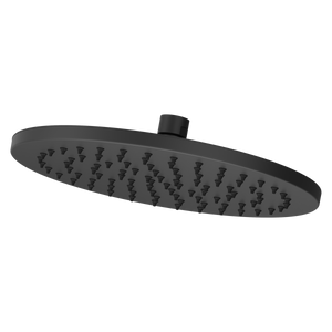 Modern Round 10 in. Raincan Showerhead in Matte Black