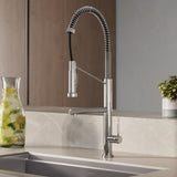 Novuet Single Handle, Pull-Down Kitchen Faucet with Pot Filler in Chrome