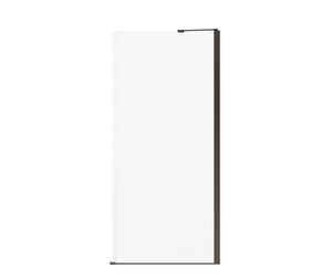 MAAX 139583-900-173-000 Reveal Sleek 71 Return Panel for 36 in. Base with Clear glass in Dark Bronze