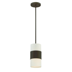 Libby Langdon for Crystorama Grayson 1 Light Dark Bronze Mini Pendant 290-DB