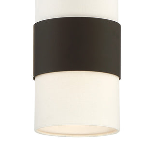 Libby Langdon for Crystorama Grayson 1 Light Dark Bronze Mini Pendant 290-DB