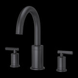 Contempra 2-Handle Roman Tub Trim Handles in Matte Black