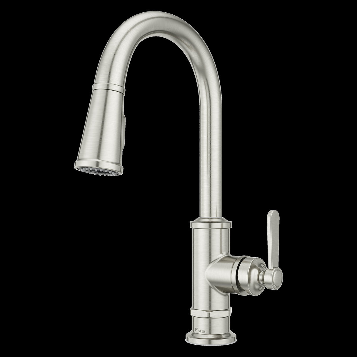 Port Haven 1-Handle Pull-Down Kitchen Faucet in Stainless Steel