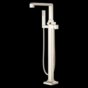Verve Free Standing Tub Filler without Handles in Polished Nickel