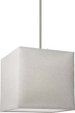 Mercer Street Square Chandelier - White