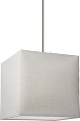 Mercer Street Square Chandelier - White