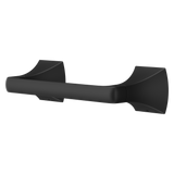 Soft Square Toilet Paper Holder in Matte Black