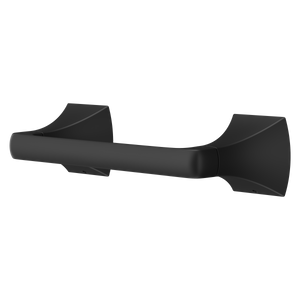 Soft Square Toilet Paper Holder in Matte Black