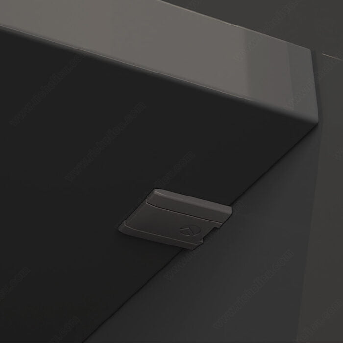 Richelieu CP108232906 Kintai Concealed Shelf Support, Black Anthracite