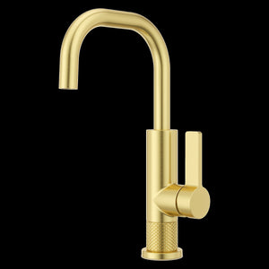 Montay 1-Handle Bar/Prep Kitchen Faucet in Brushed Gold