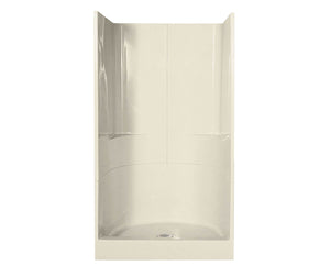 MAAX 103008-000-015 48SKD 48 x 35 AcrylX Alcove Center Drain Three-Piece Shower in Black