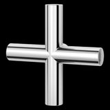Tenet Single Cross Handle for Slide Bar Kit in Polished Chrome