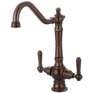 Pioneer 2AM400-ORB Americana Two Handle Kitchen Faucet in Oil Rubbed Bronze