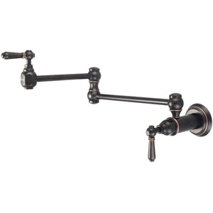 Pioneer 2AM600-MZ Americana Wall Mount Pot Filler in Moroccan Bronze