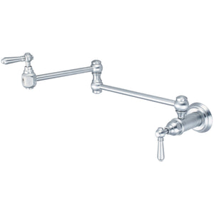 Pioneer 2AM600-SS Americana Wall Mount Pot Filler in Stainless Steel
