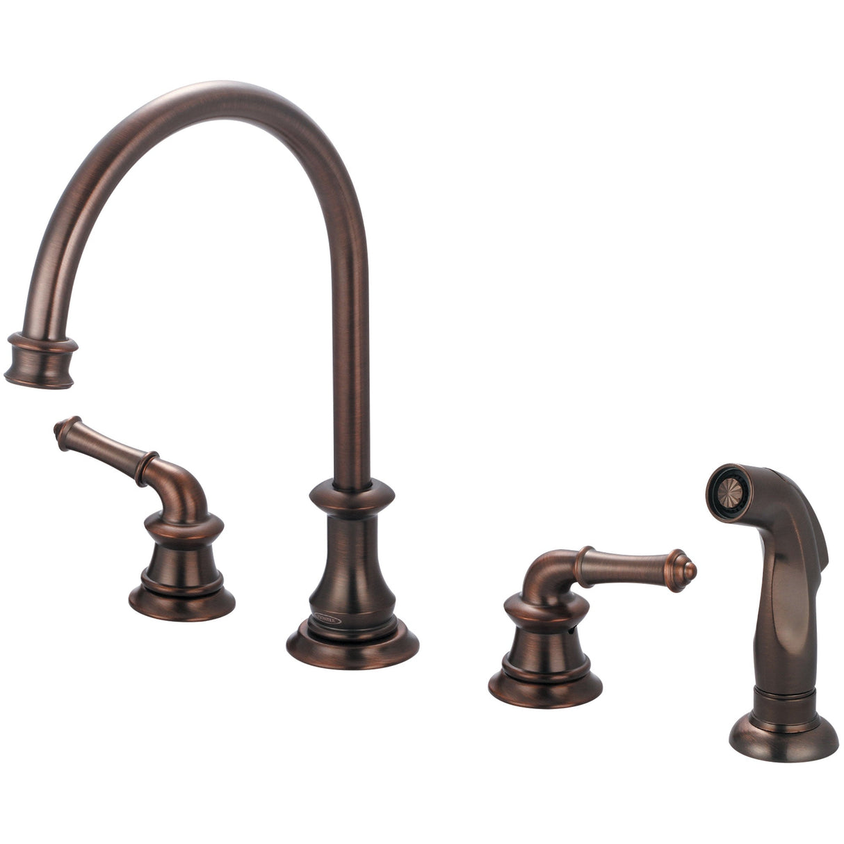 Pioneer 2DM201-ORB Del Mar Two Handle Kitchen Widespread Faucet in Oil Rubbed Bronze