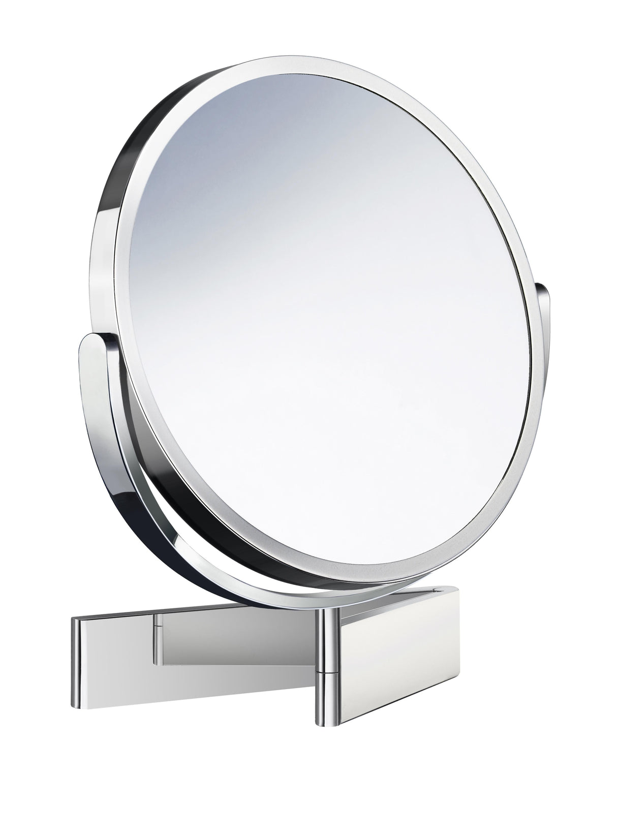 Smedbo Outline Make-up Mirror Wallmount X0/X7 magnification in Polished Chrome