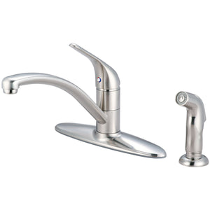 Pioneer 2LG161H-BN Legacy Single Handle Kitchen Faucet in Brushed Nickel