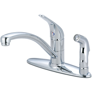 Pioneer 2LG162 Legacy Single Handle Kitchen Faucet in Polished Chrome
