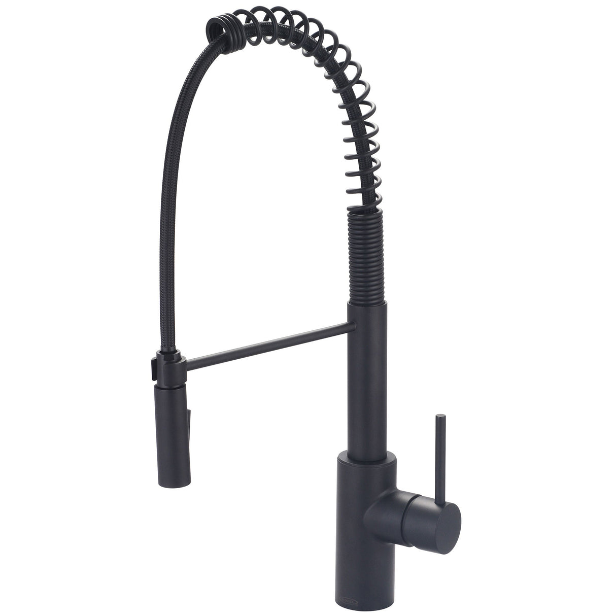 Pioneer 2MT270-MB Motegi Single Handle Pre-Rinse Spring Pull-Down Kitchen Faucet in Matte Black