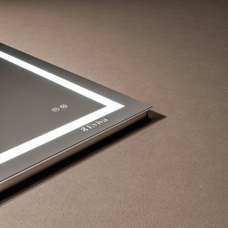 Eviva Glow 36" x 28" Rectangular Frameless Mirror