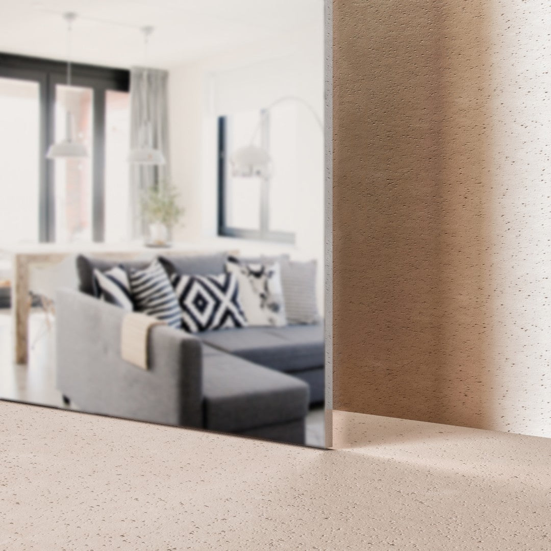 Eviva Sleek 30" x 30" Square Frameless Mirror