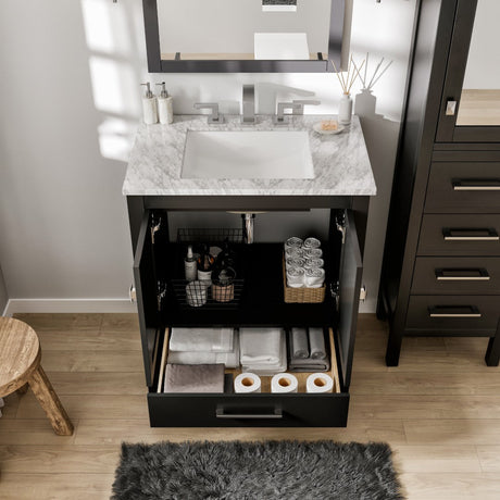 Eviva Aberdeen 30 Espresso Bathroom Vanity