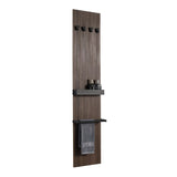 Blossom Rimini 14″ Wall Panel – Dark Walnut Strip & Maple Strip
