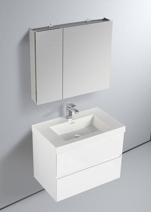 Blossom Assisi 30" Vanity - Eco-Friendly Modern Minimalist Design with Soft-Closing Drawers