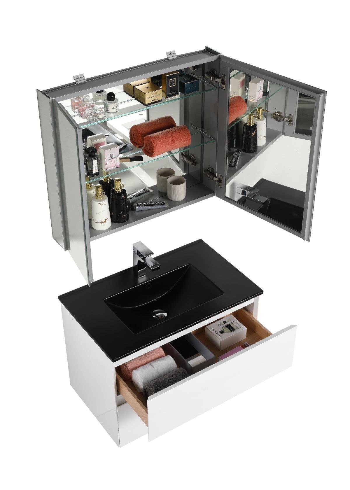 Blossom Assisi 30" Vanity - Eco-Friendly Modern Minimalist Design with Soft-Closing Drawers