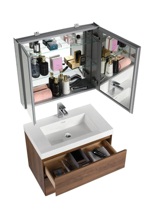 Blossom Assisi 30" Vanity - Eco-Friendly Modern Minimalist Design with Soft-Closing Drawers