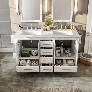 Eviva Aberdeen 60 White Bathroom Vanity