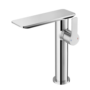 DAX Brass Single Handle Bathroom Waterfall Vessel Basin Faucet, Brushed Nickel DAX-8205A-BN